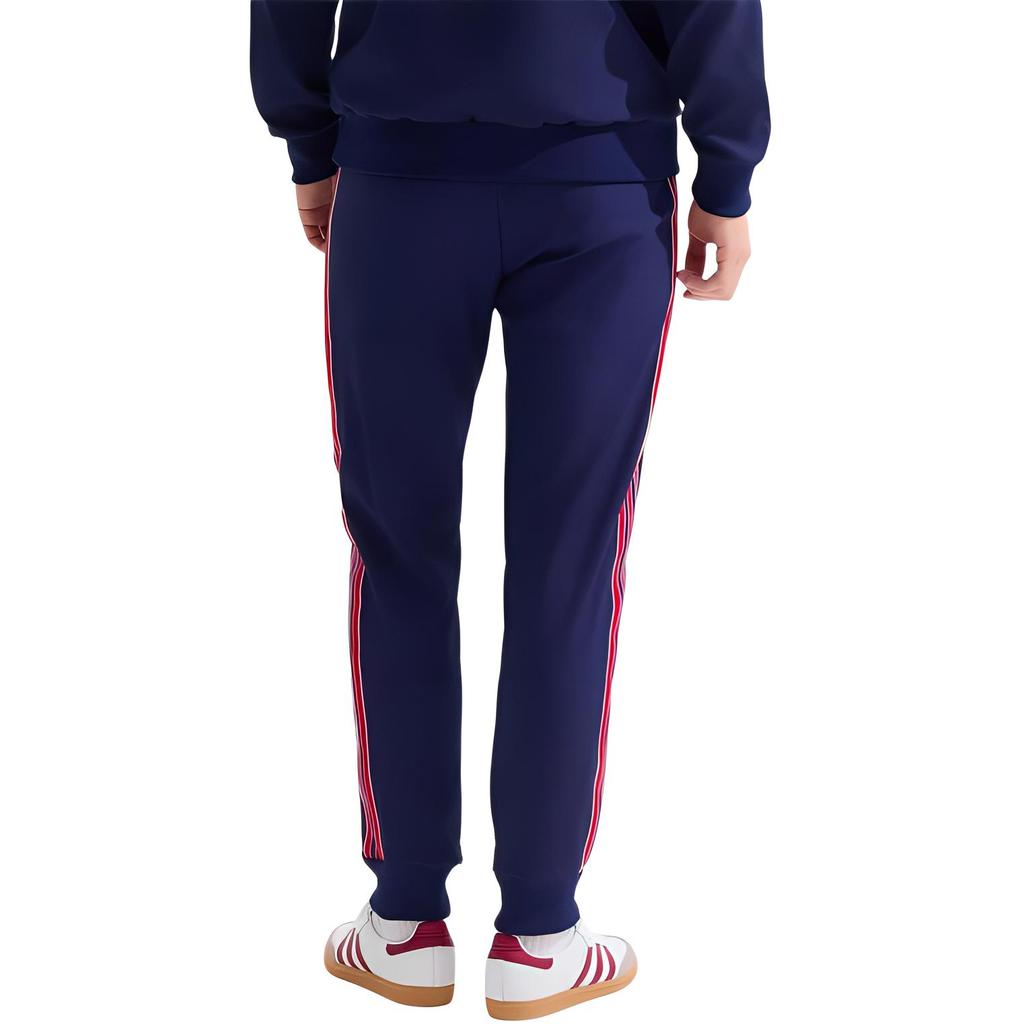 adidas Originals X Arsenal Collaboration 24/25 Terrace Icons Track Comfortable Slim Fit Knitted Sports Pants Men Bottoms Blue JF0545