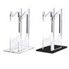 1/2PCS Clear 2 Layer PS5 PS4 Controller Stand With Headphone Holder Game Accessories Organizer Storage Rack For 1/2 Controllers