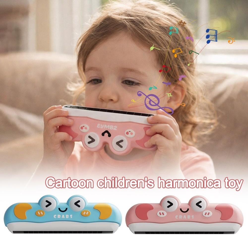 Portable Children Harmonica Toy 16 Holes Play Instrument Beginner Harmonica for Boys and Girls