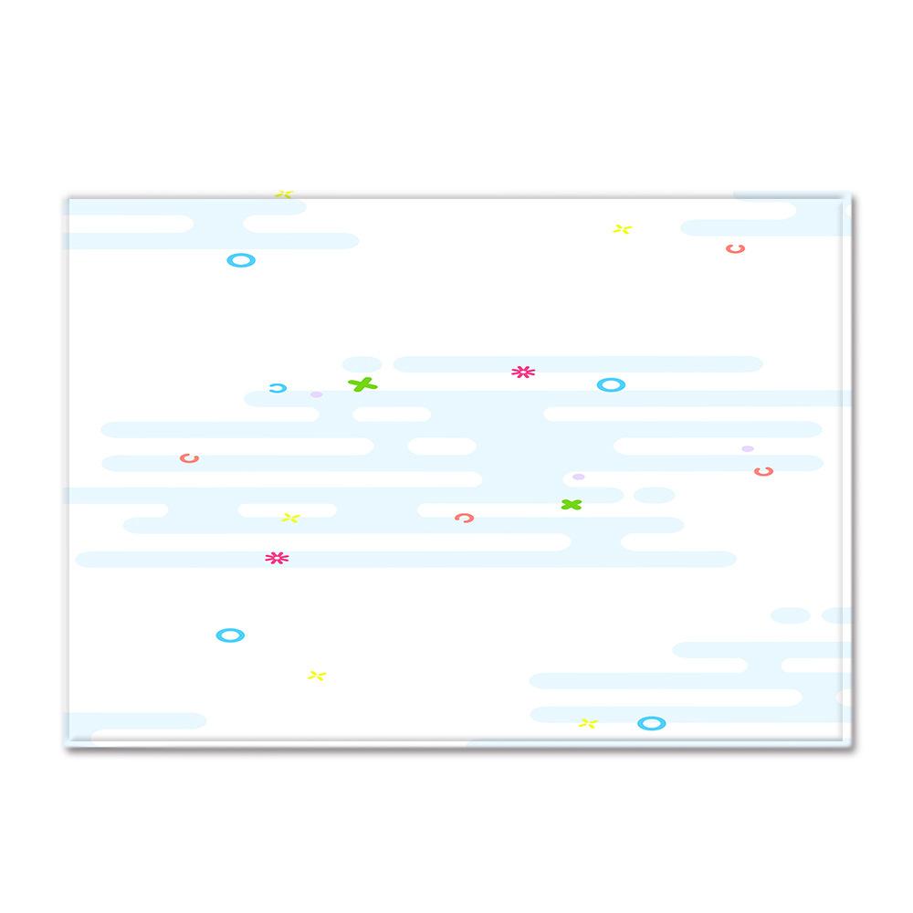 Striped Checked Large Carpet Feather Wind Bedroom Floor Mat