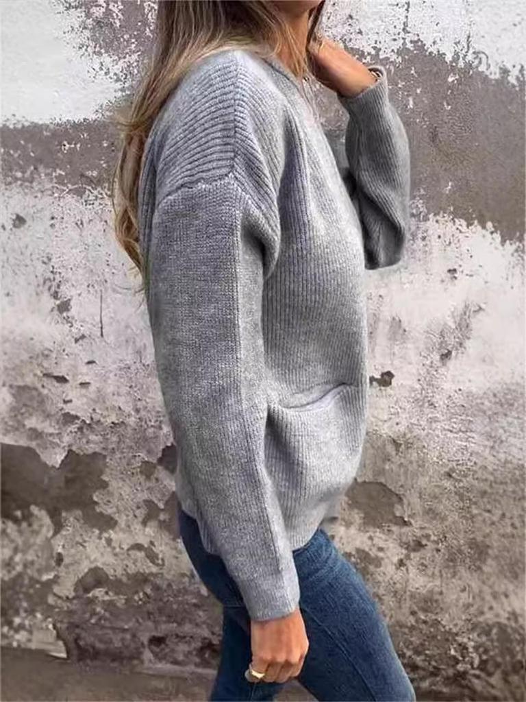 2024 Women's Autumn/Winter Bestseller Casual Stand-Up Collar Zipper Jacket with Pockets