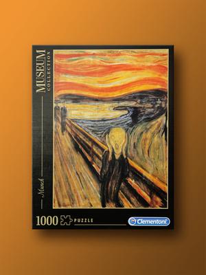 Munch's The Scream 1000-piece Clementoni Masterpiece Jigsaw Puzzle