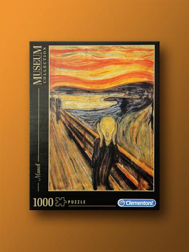 Munch s The Scream 1000-piece Clementoni Masterpiece Jigsaw Puzzle