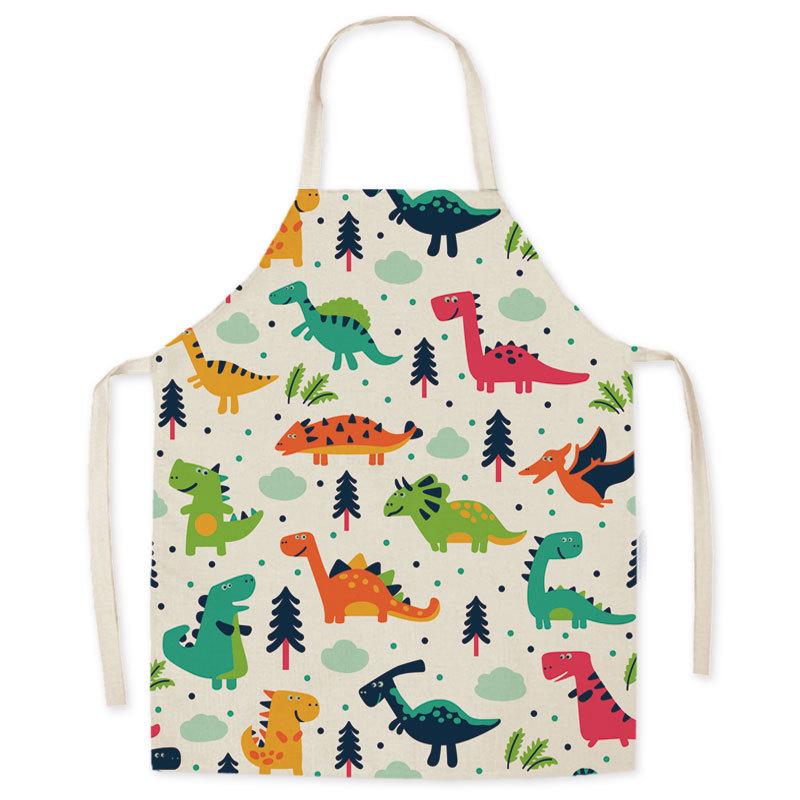 Logo Printed Kitchen & Catering Apron for Supermarkets and Milk Tea Shops