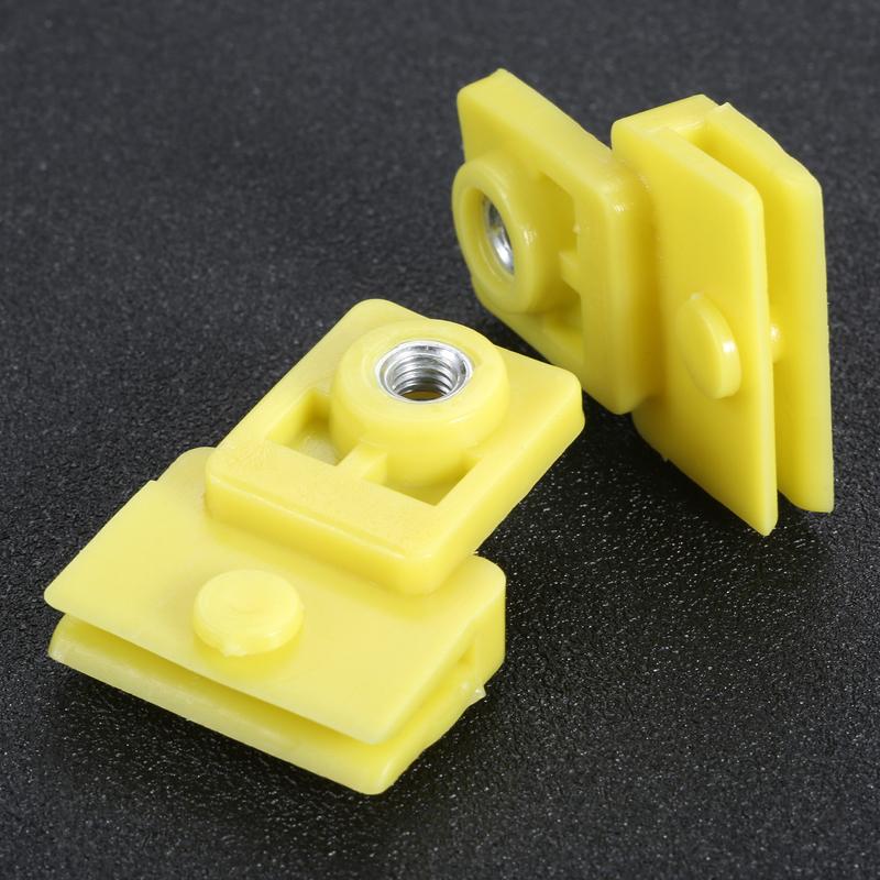 

2Pcs Car Plastic Window Glass Holder Base Fit for Isuzu Pickup 1.7x1.3in Automobile Parts Accessories Car Glass Holder Accessory