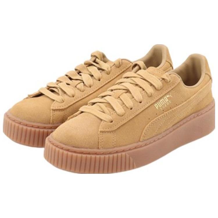 Puma Suede Platform Sd Oatmeal Womens 364718-01