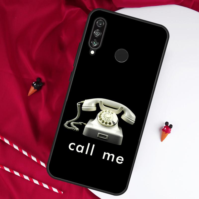 Retro rotary dial telephone For Huawei Nova 5T 9 10 SE 7i 8i 11i 12i Y73 Y90 Y70 Y72 Y61 Y91 Y60 P20 P40 P30 Lite Case