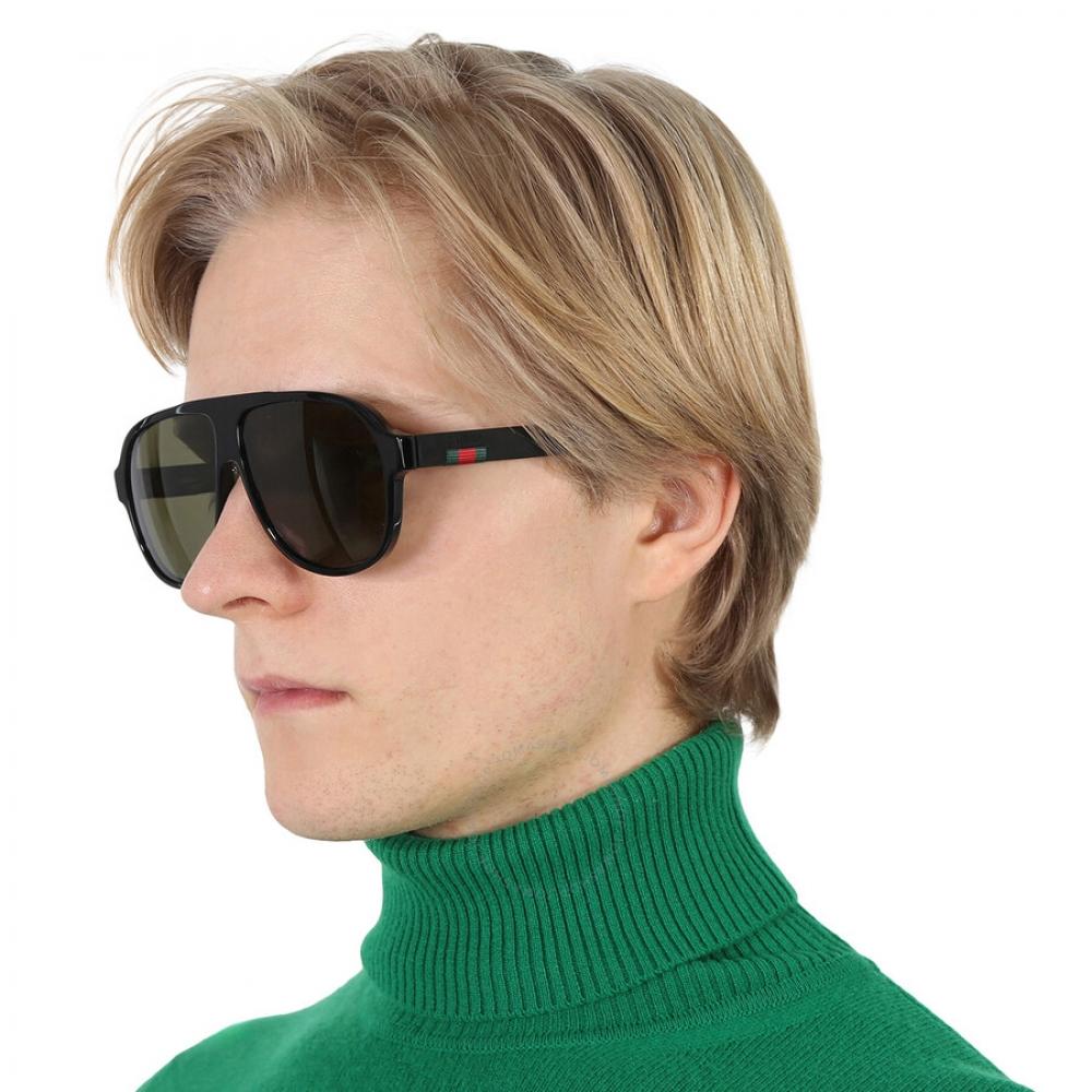 Gucci Green Pilot Men S SunglaSSeS gg0009S 001 59 – buy the best