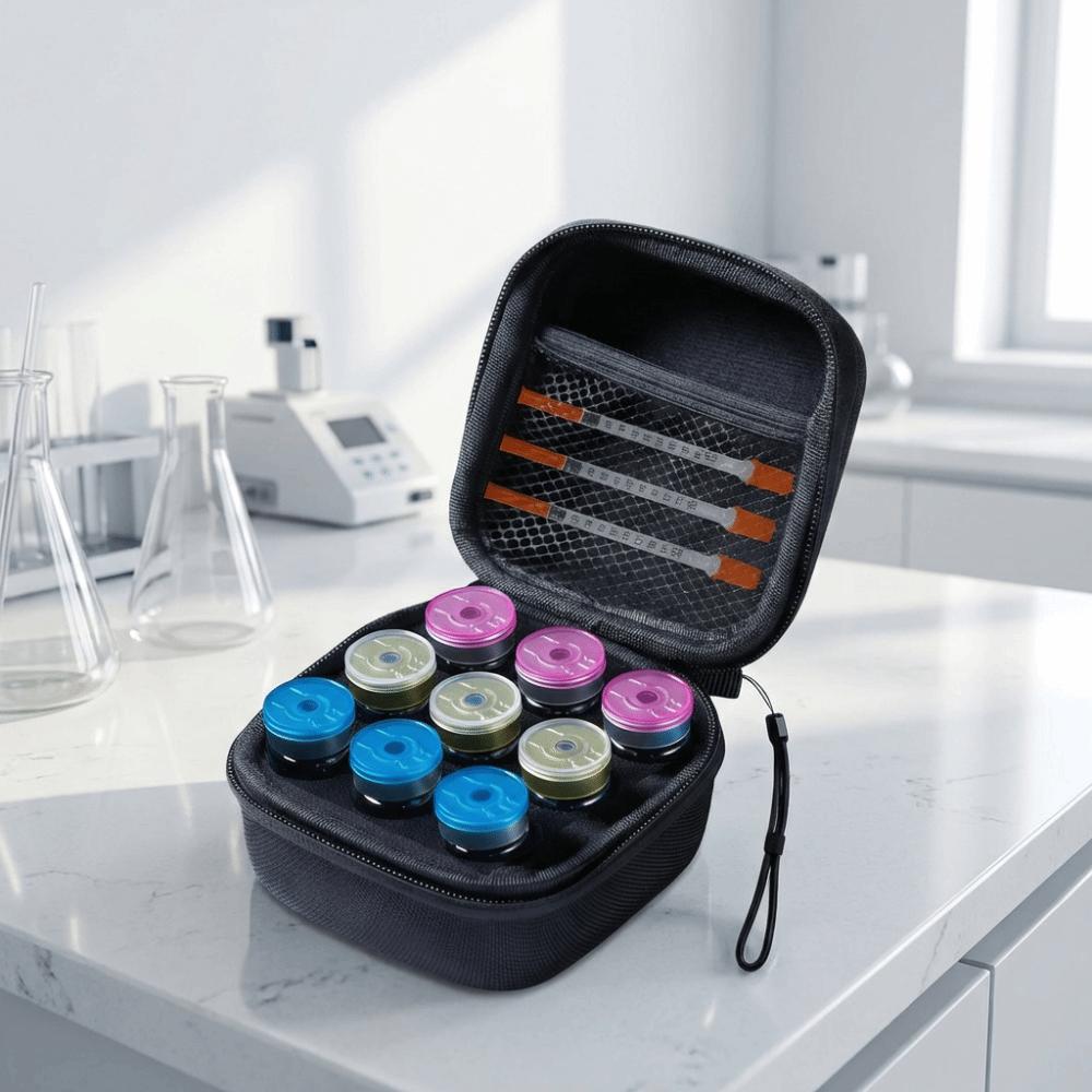 Waterproof Insulin Vial Protector 9 Slots Insulin Organizer Insulin Vial Storage Case for Home