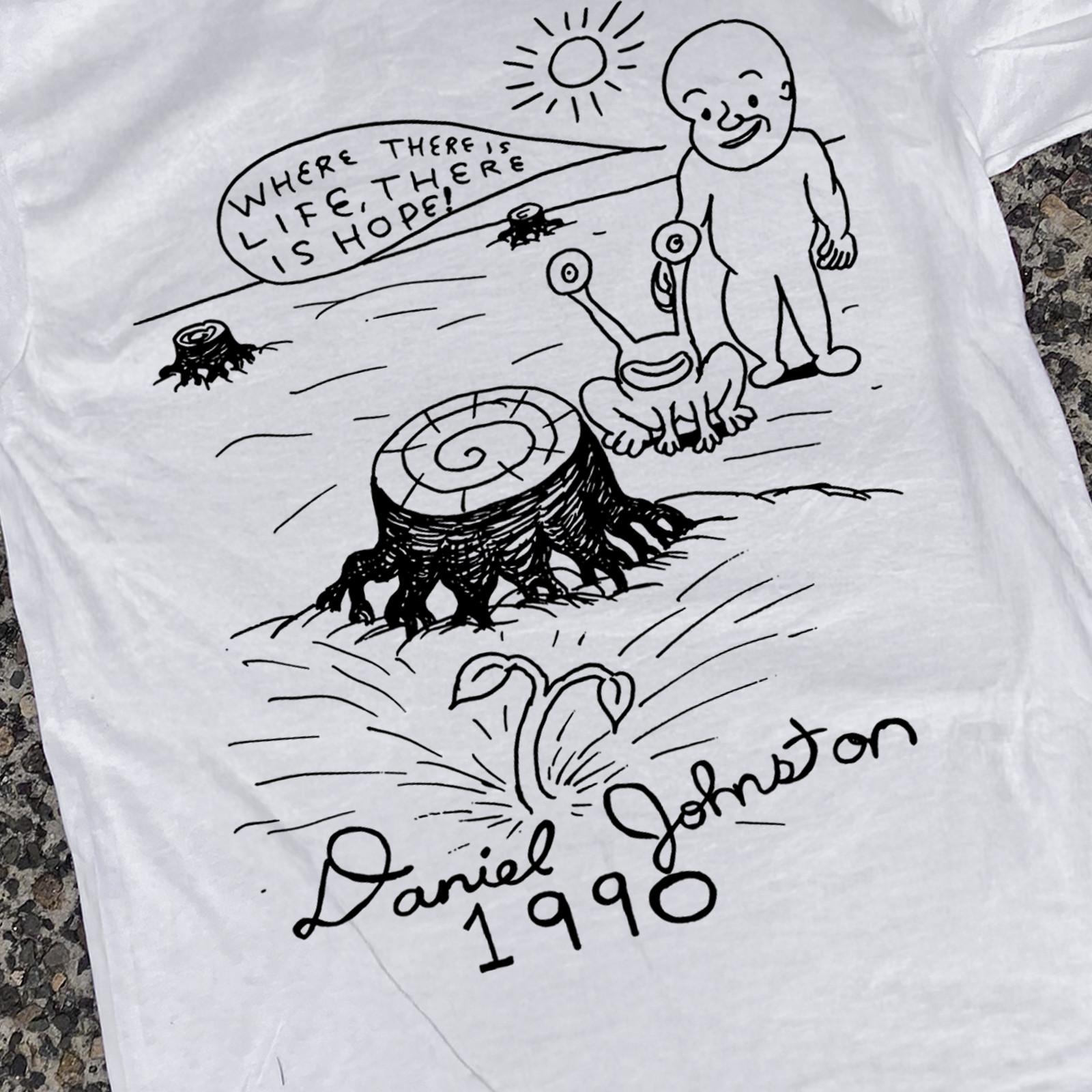 Daniel Johnston There Is Hope Promo T-Shirt White XXL 4XL