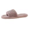 Fashion Wear Versatile Warm Winter Slippers with Metal Decoration Women Outer Velvet Cotton Winter Slippers with Velvet Slippers Women