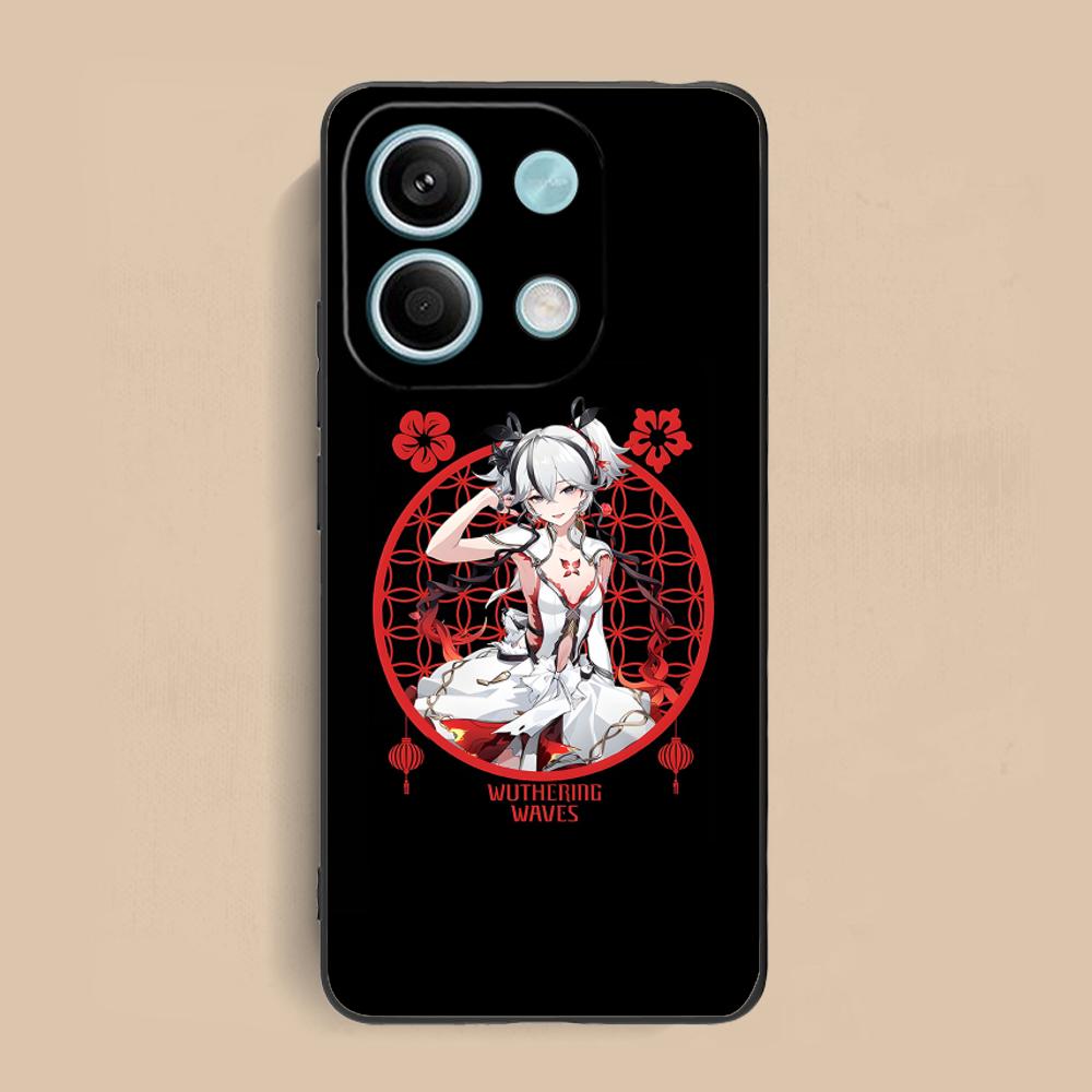 Wuthering Waves Camellya Phone Case for Xiaomi Redmi Note 14 13 12 11 S Pro Plus 4G 5G Colorful Printing Cover Pretty Cellphones