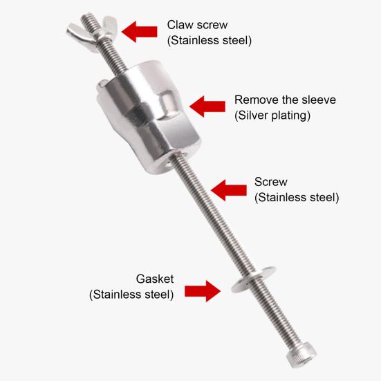 Bicycle Hub Repair Tool High Hardness Easy To Use Stainless Steel Universal Tower Base Freehub Body Remover for MTB