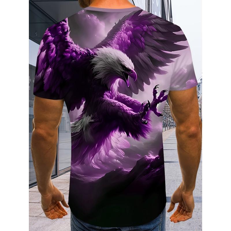 Men'S Summer 3D Digital Print T-Shirt Trendy