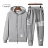 Trendy Hooded Jacket & Sweater Suit for Young Couples – Casual & Loose Fit