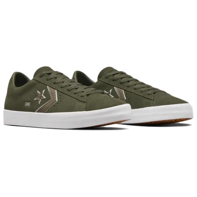Converse Cons Pl Vulc Pro Durable Breathable Low Top Skate Shoes Unisex Sneakers Green A06653C
