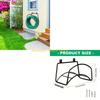 F26C Strong Metal Water Hoses Wall Bracket Outdoor Storage Rack With Anti Rusts Finish For Yard Equipment Maintenance