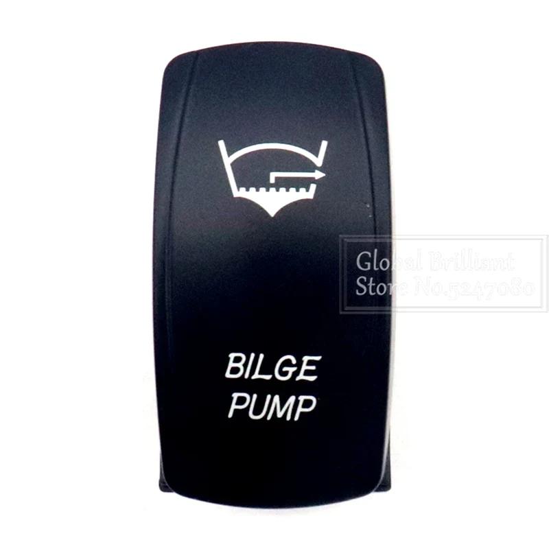 For Car Truck Marine 12V/20A 24V/10A Boat Rocker Switch Toggle 5Pin SPST / 7Pin DPDT ON-Off Switch with LED Light