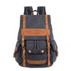 Seven-Color Cotton Retro Backpack, Men'S And Women'S Canvas Travel Computer Bag, Outdoor Contrasting Sports Bag