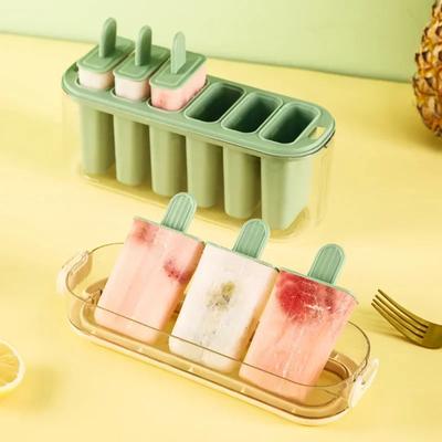 Hausgemachte Eisformen aus lebensmittelechtem Silikon, hergestellt aus Eis am Stiel, für Zuhause, Kindereis, Sorbets, Mühlen, gefrorene Eiswürfel