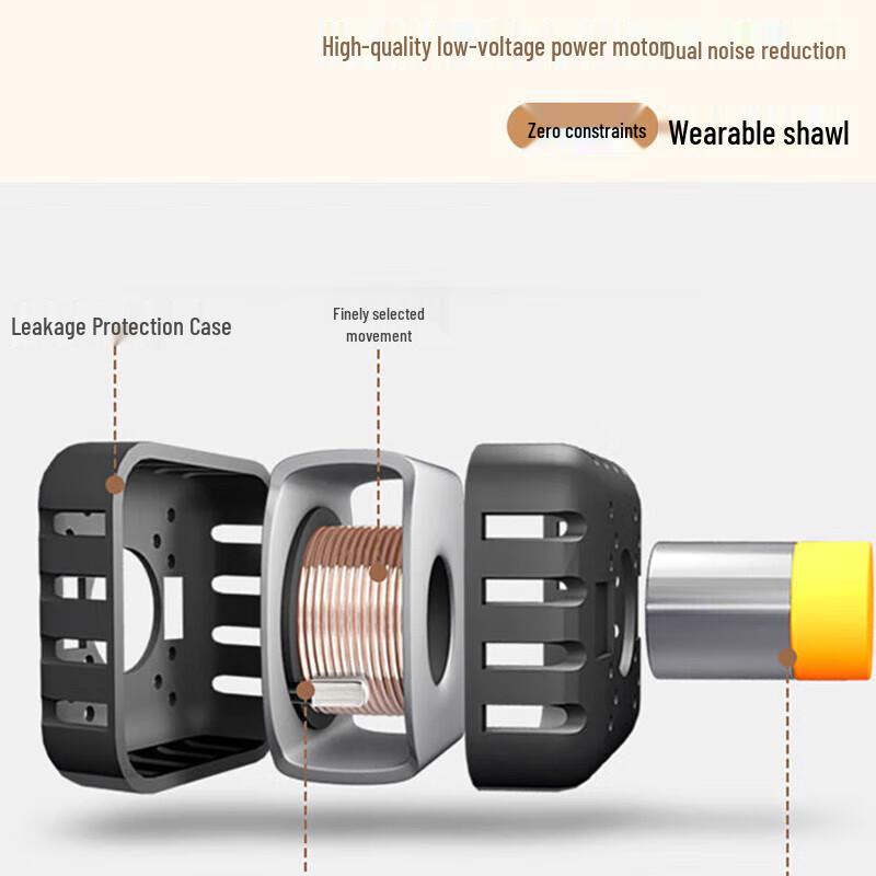 Shangheng Premium Percussion Shoulder and Neck Massager Shawl CN plug (adapter included)