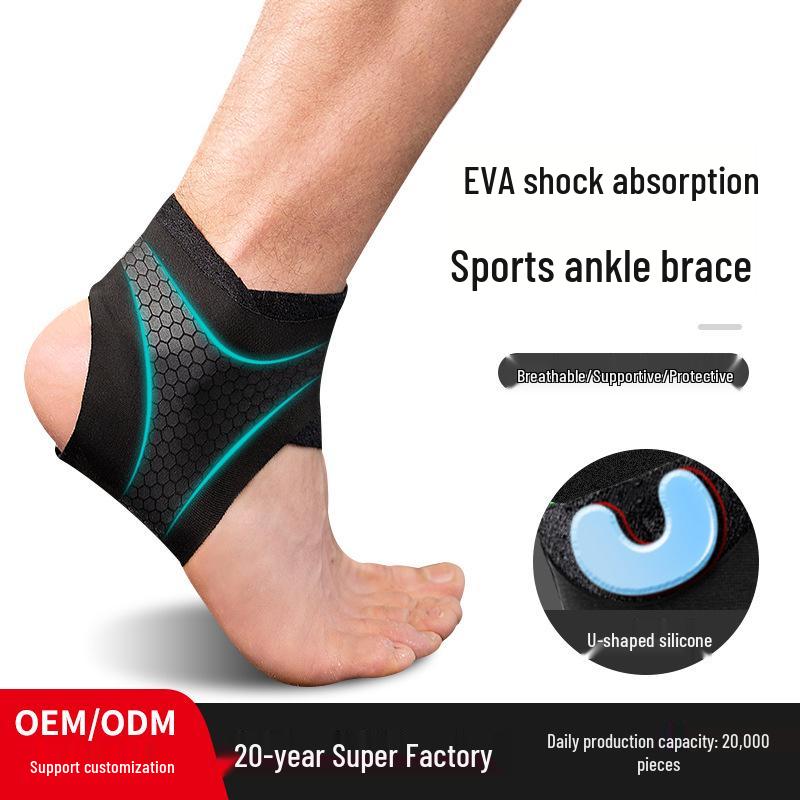

Adult Ultra-Thin Breathable Ankle Support for Basketball and Running One Size, Pair