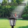 2 Stück Solar-LED-Wandleuchte Outdoor-Solarleuchte Betrieben durch Sonnenlicht Wandlicht Wasserdicht Bewegungssensor Straßenlaterne Gartendekoration Sechseckige Palastlampe