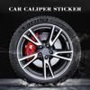6 Stück Hochtemperatur-Bremssattel-Aufkleber für BMW M-Sport E46 E90 F30 G20 F10 X3 X5 X6 Hitzebeständiges Tuning-Dekor Schwarz Weiß