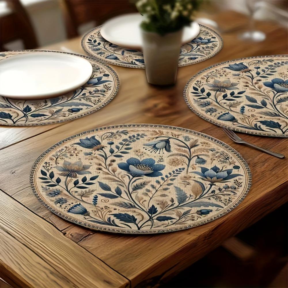 Heat Insulation Coffee Cup Mats Middle East Style Round Dining Mat  Home Decor