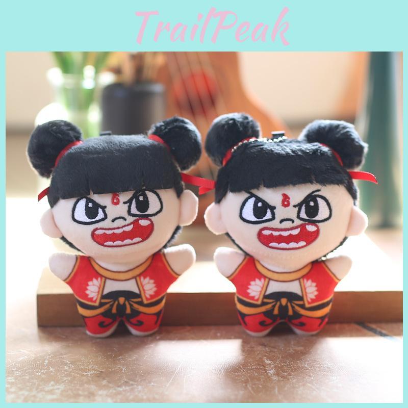 Nezha Stuffed Plush Doll Keychain Toy Backpack Decor Gift For Kids Boys Girls