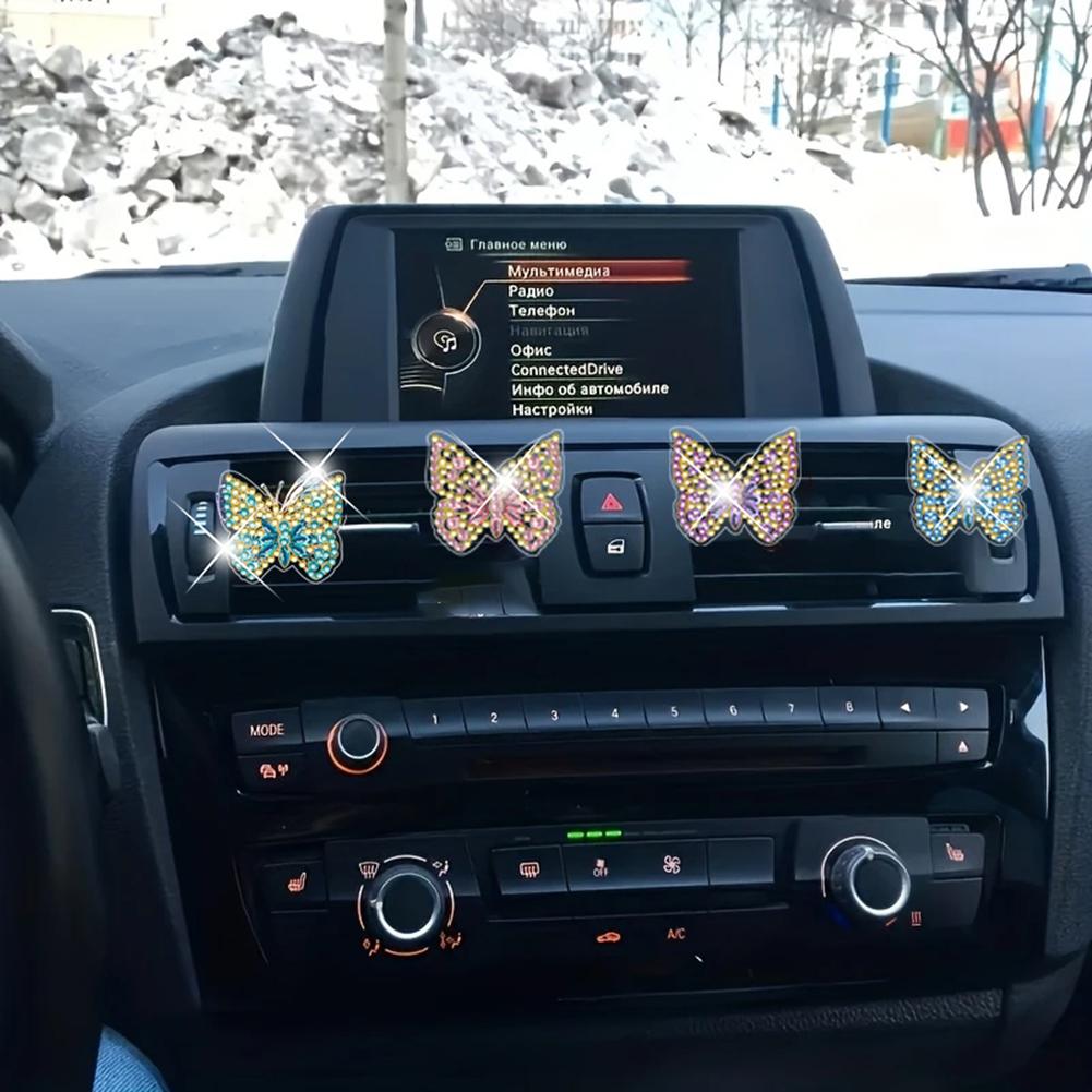 Diamond Art Car Air Freshener Vent Clips Bling Air Vent Decorations Car Diffuser Vent Clip for Car Interior Decor