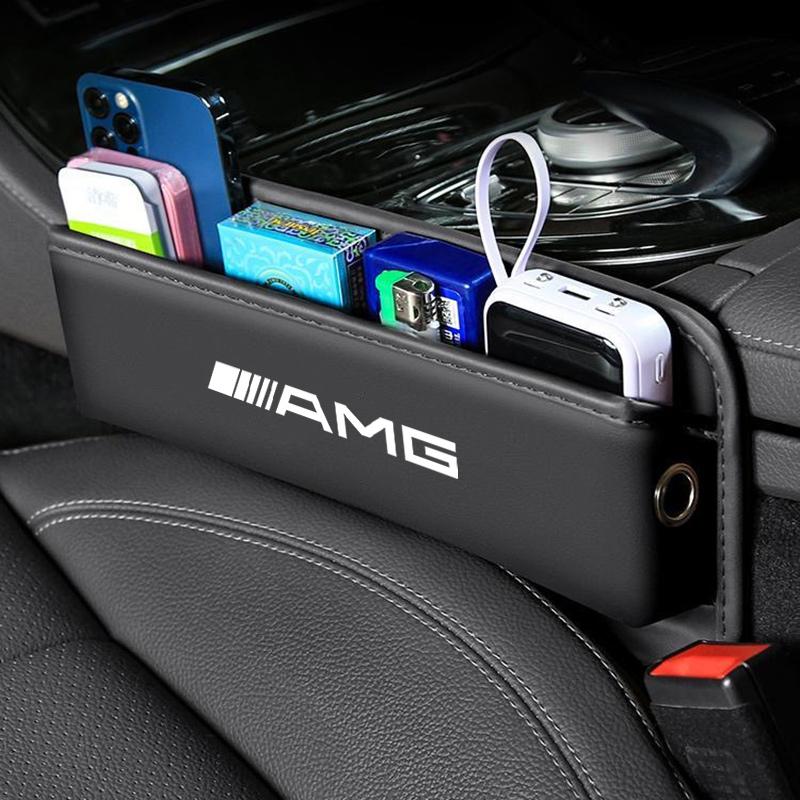 GLC GLB Car Special Seat Crevice Storage Box Seat Slit Catcher Organizer For Mercedes Benz AMG W204 W205 W203 W211 W212 W213 W2