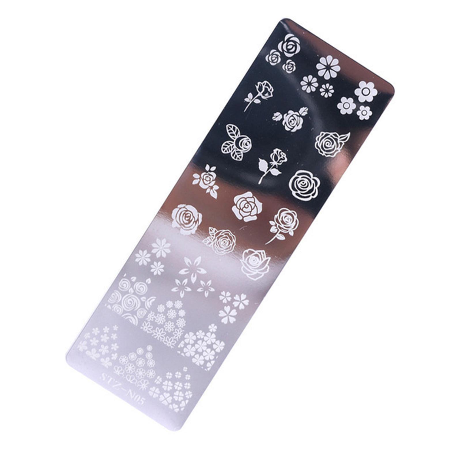 

Пластины для штампов для ногтей Шаблоны для нейл-арта Пластины для нейл-арта с животными и цветами для самостоятельного украшения нейл-арта Пластины для штамповки нейл-арта 5