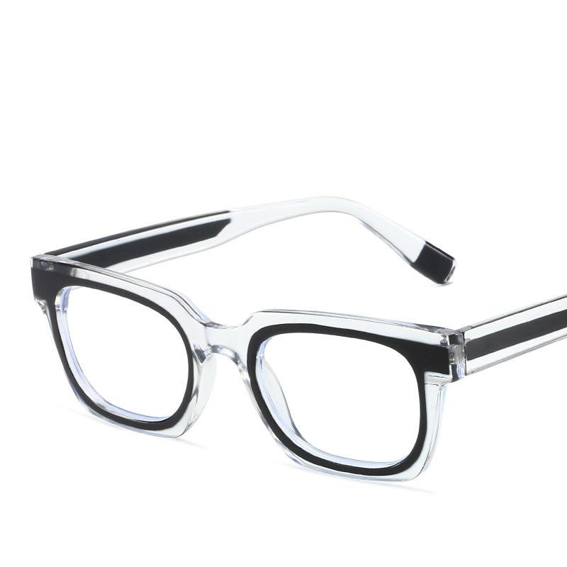 Anti-Blaulicht-Brille Damen Für Herren Vintage Marke Designer Myopie Sehstärke Optisch Computer Zweifarbig Brillenrahmen