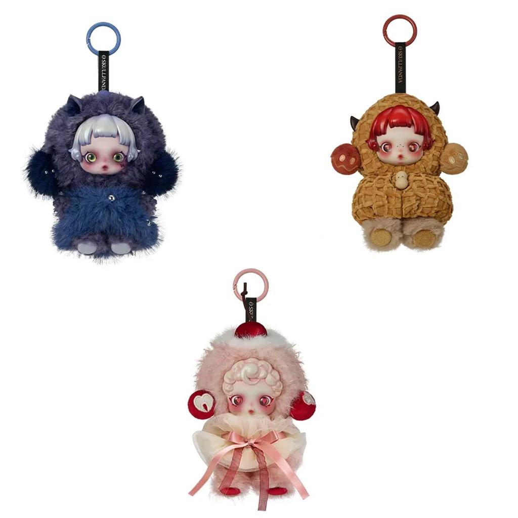 POP MART SKULLPANDA You Found Me! Series Plush Pendant, 1 Piece, Blind Box, Random Plush, Pop Mart, Skull Panda Figure, Gift, Oshikatsu