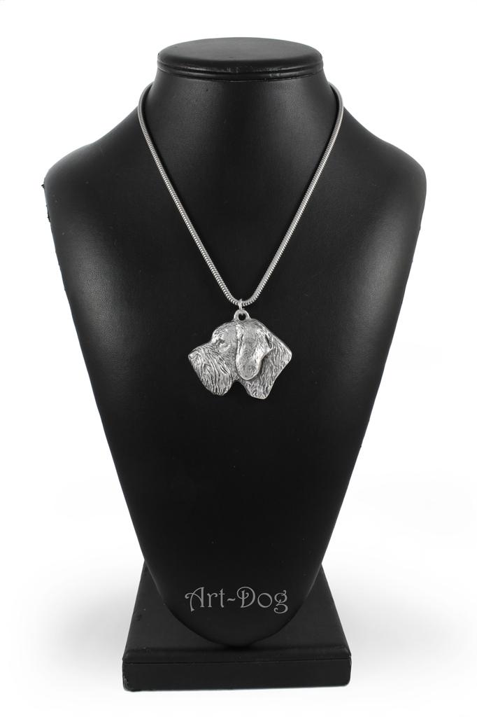 German Wirehaired Pointer - Dog necklace, unique jewellery for the dog fan, unique adder pendant by Art-Dog brand