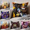 Chaotic and Irreverent BBorderlands Game   Cushion Cover Throw Pillow Cover Hidden Button Durable Polyester Chair Cushion