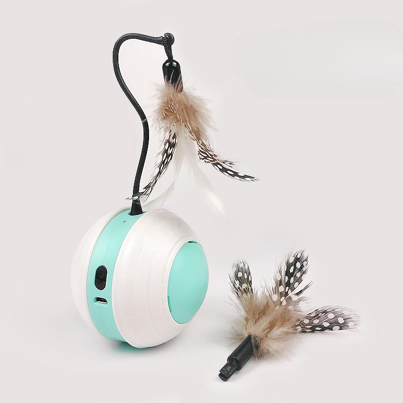 Cat Toy  Pet Outdoor Sports Ball  LED Light-emitting Cat Ball USB Charging Cat Self-entertainment  Boredom Relief and Sound Toy