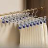 Adjustable Steel Clothes Hanger Bar Home Use Use Seamless JK Good Hanger For Drying And Storage Non-Slip Clothes Hanger Clip