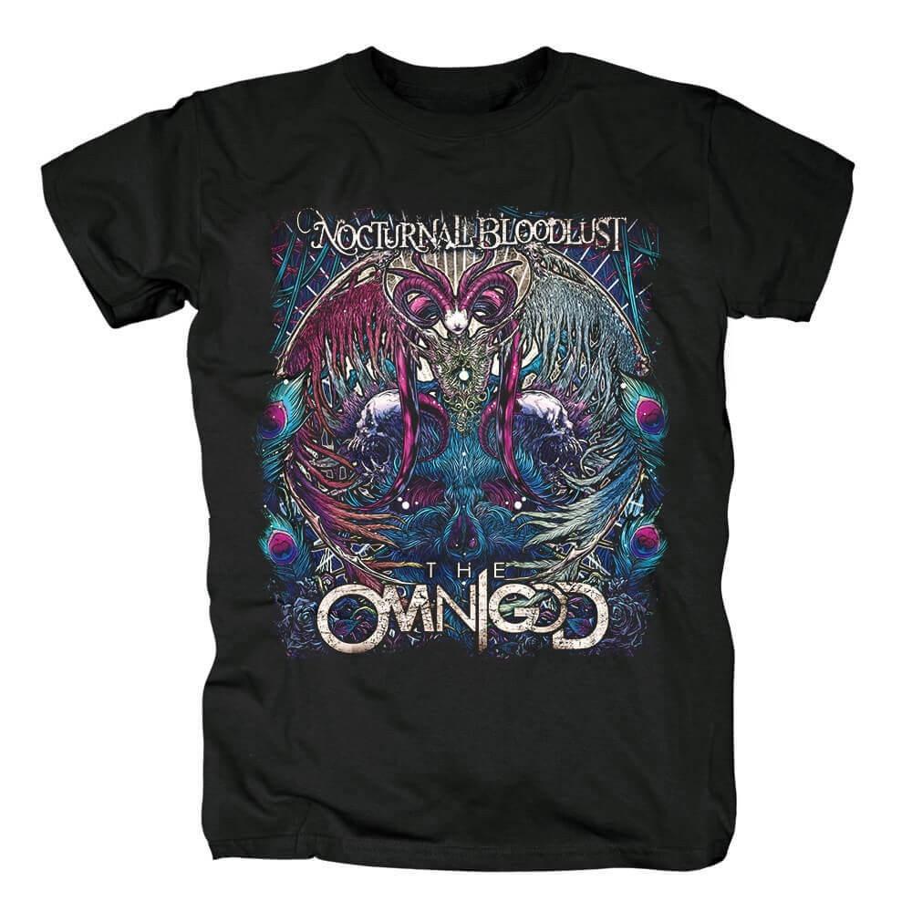 НОВЫЙ Хлопковый Черный Футболка The Omnigod Группы Nocturnal Bloodlust Все Размеры Унисекс Футболка EN866 XXXL