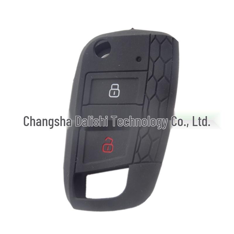 Silikon-Schlüsselabdeckung für Volkswagen Golf 3-Tasten Klappauto