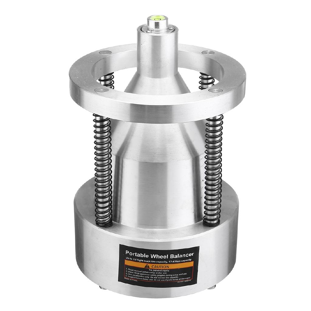 Car Truck Portable Hubs Wheel Tire Balancer Bubble Level Heavy Duty Rim Car Tire Wheel Balancer Auto Tyre Balancing Machine New