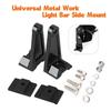 4X Universal Brackets Mounting LED Base Brackets For LED Light Bar Side Mount Bracket-A99D