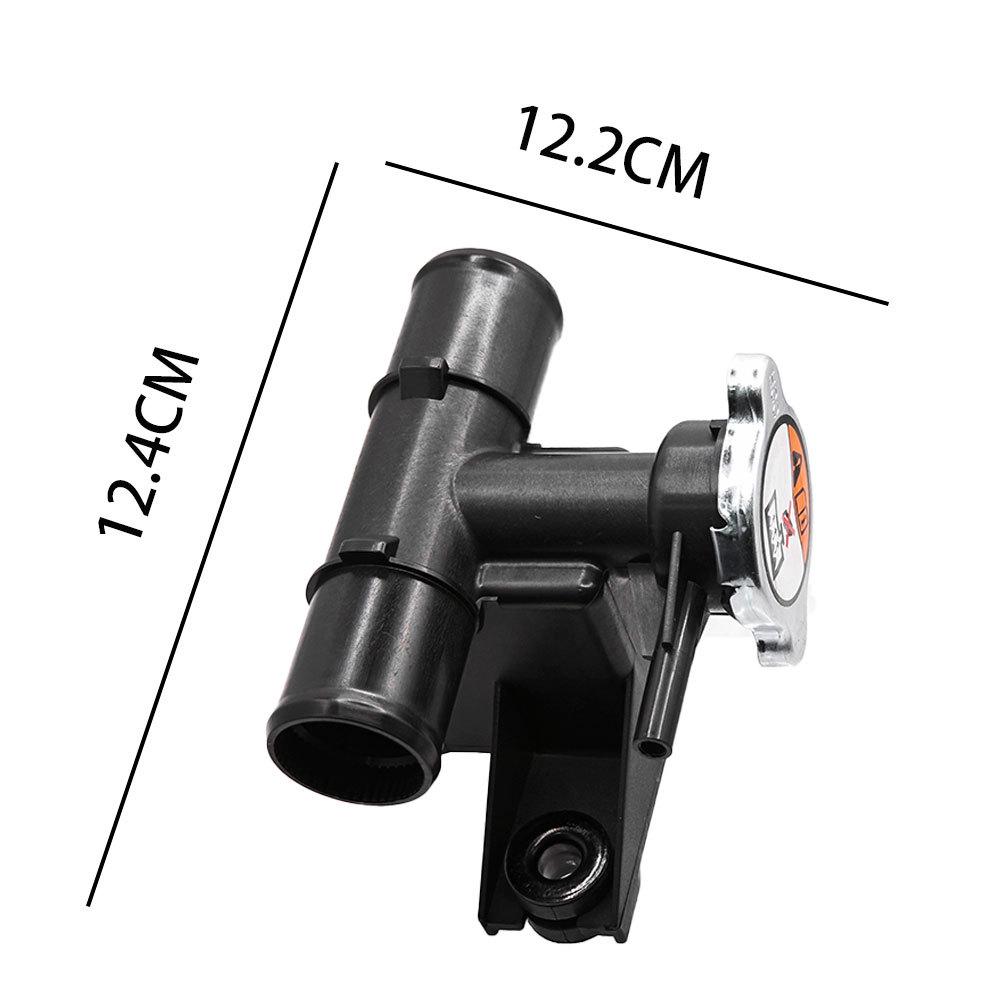 25329-2K000: Compatible Water Pipe Joint and Thermostat Cover for Hyundai Kia Soul.