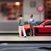 1/64 Scale Miniature Scene Model Handcrafted Exquisites Resins People Scene Figure For Home Decoration And Display