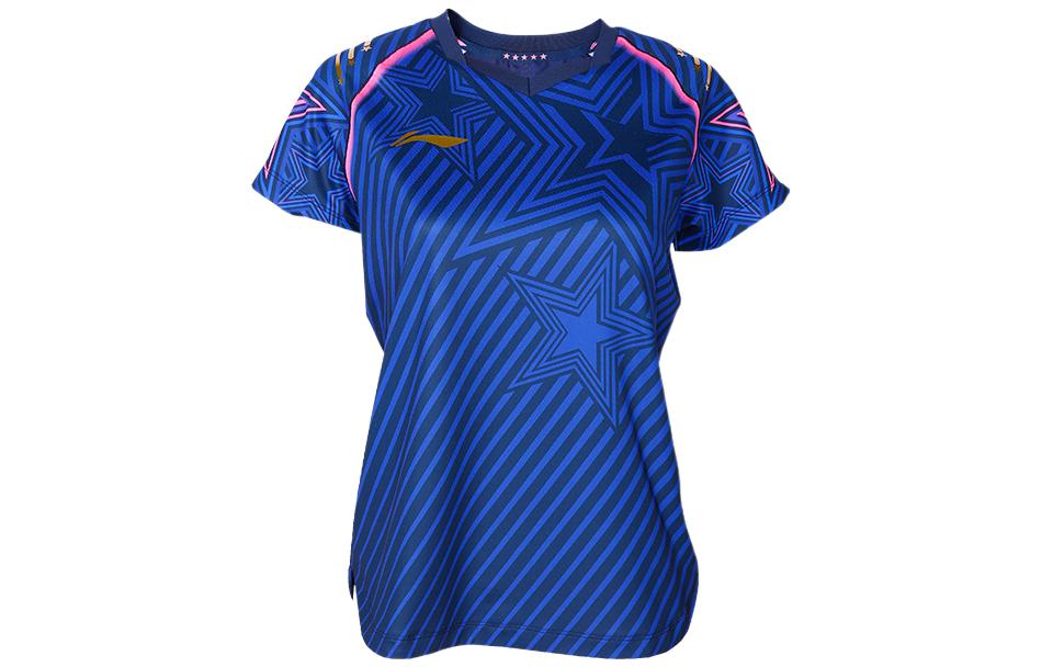 Li Ning Table Tennis Collection Table Tennis Apparel Women s Guangdong Blue AAYS260-1 S