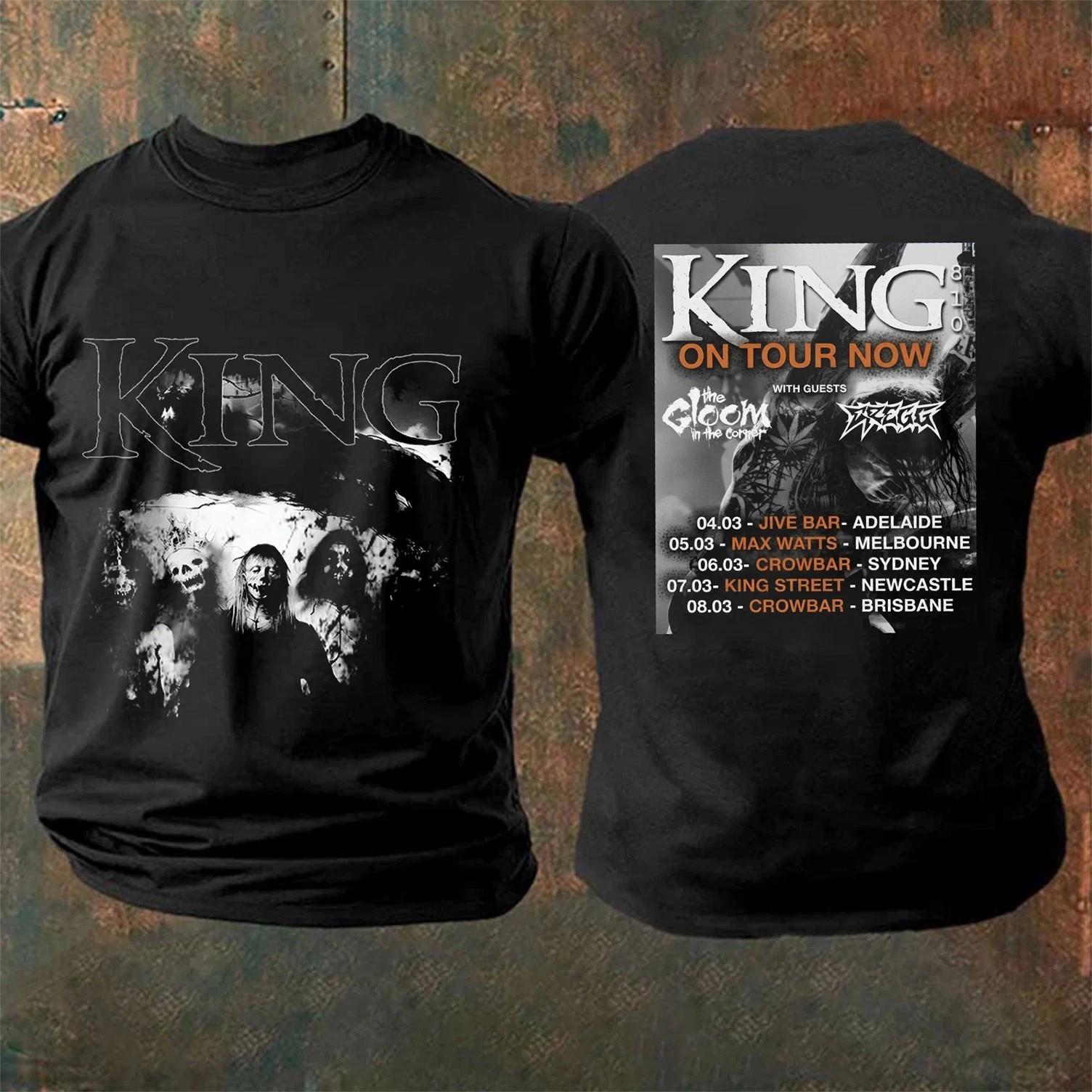 King 810 Australia 2026 Tour Two 2sided Tshirt XXXL
