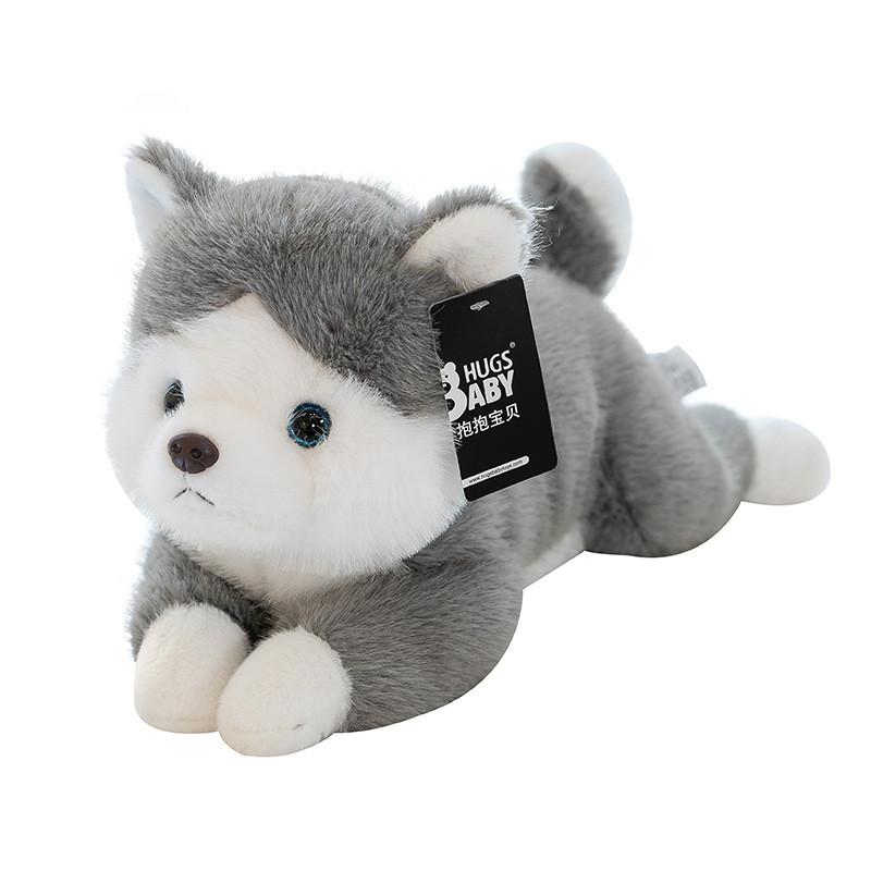 Shiba Lying Inu Husky Corgi Plush Toys Stuffed Animal Dolls Kids Gifts Birthday