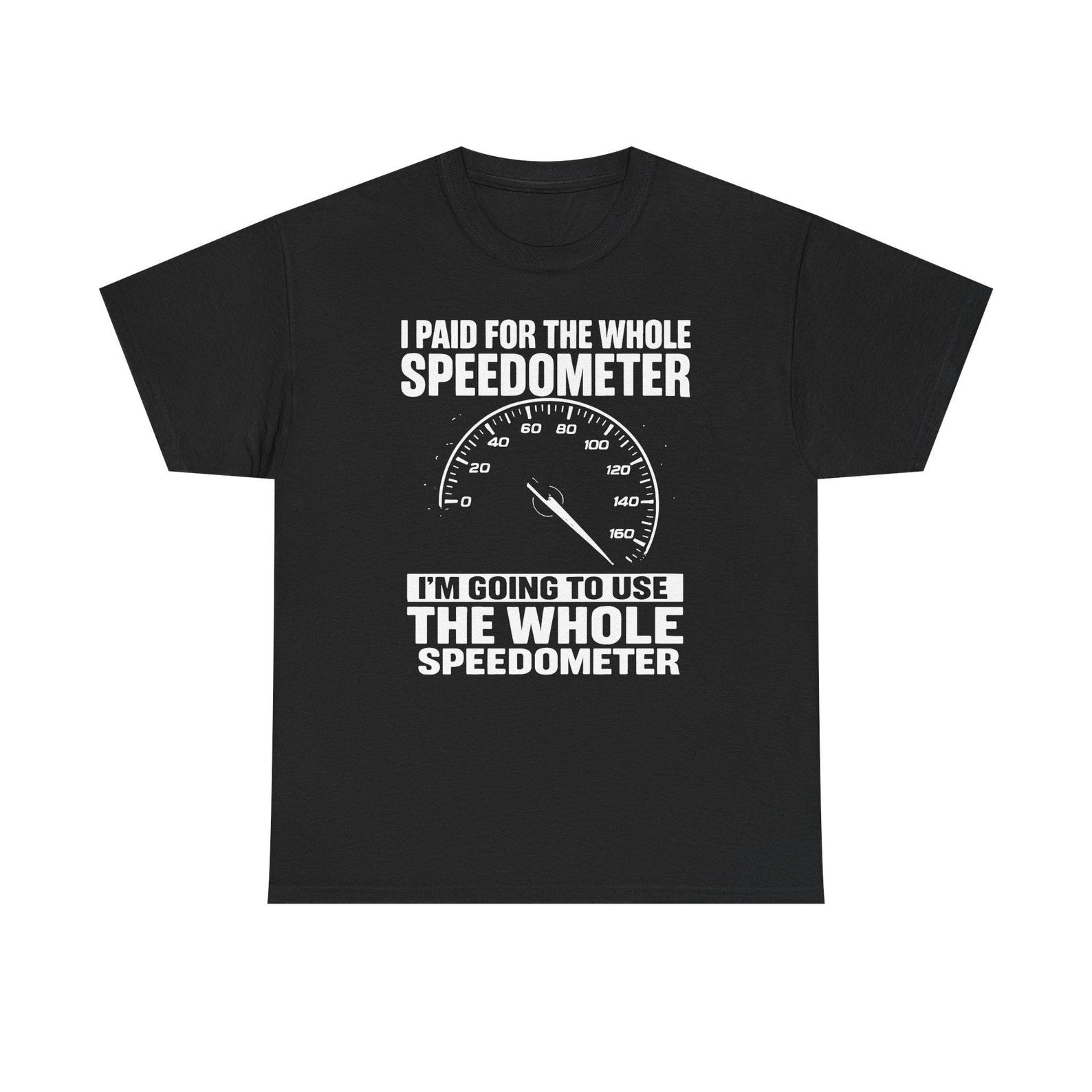 Whole Speedometer Car Lover Tee, Funny Mechanic Shirt S