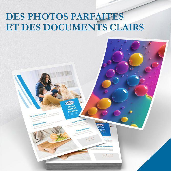 Cartouches d'encre - Paeolos - T1285 - Compatible Epson - 12 pièces - 500 pages noir, 450 pages couleur